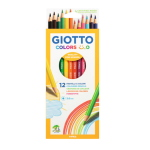 Giotto Matite Colorate Colors Smile 12 Colori Assortiti Per Scuola Primaria