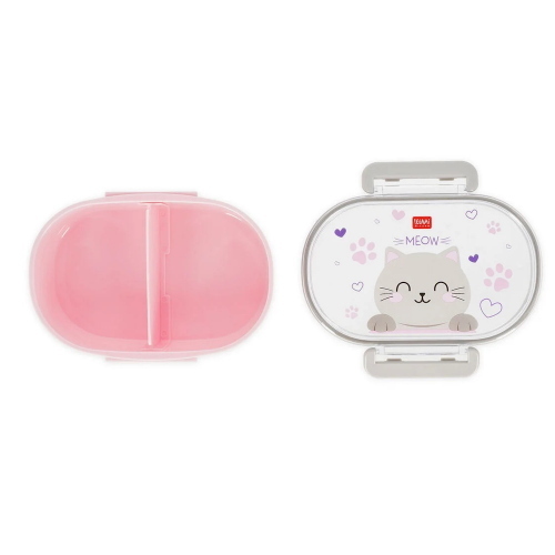 Legami Contenitore Porta Merenda Snack And Go Kitty Per Scuola Elementare