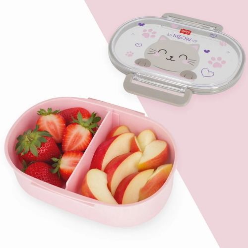 Legami Contenitore Porta Merenda Snack And Go Kitty Per Scuola Elementare