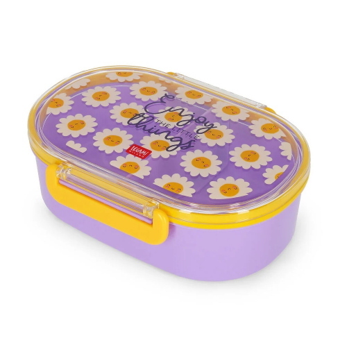 Legami Contenitore Porta Merenda Snack And Go Daisy Per Scuola Elementare