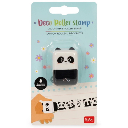 Legami Timbro Decorativo A Rullo Roller Stamp Panda Per Diario E Scrapbooking