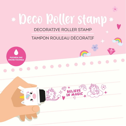 Legami Timbro Decorativo A Rullo Roller Stamp Unicorn Per Diario E Scrapbooking