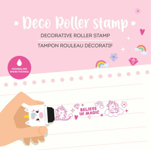Legami Timbro Decorativo A Rullo Roller Stamp Unicorn Per Diario E Scrapbooking