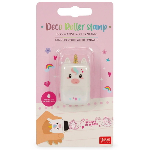 Legami Timbro Decorativo A Rullo Roller Stamp Unicorn Per Diario E Scrapbooking