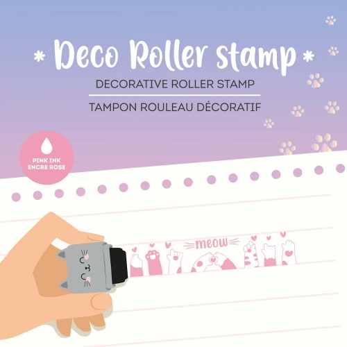 Legami Timbro Decorativo A Rullo Roller Stamp Kitty Per Diario E Scrapbooking
