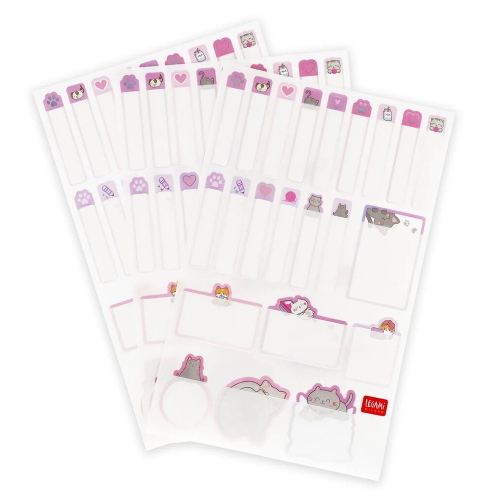 Legami Etichette Adesive Con Pellicola Protettiva My Name Is Kitty Per Scuola