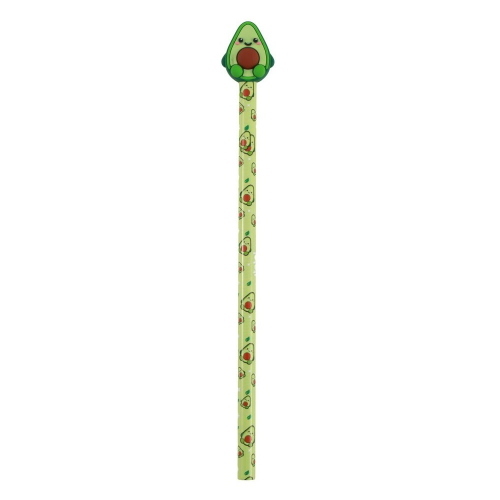 i-Total XL2307I Matita in Legno Fresh Market Avocado con Gomma 3D