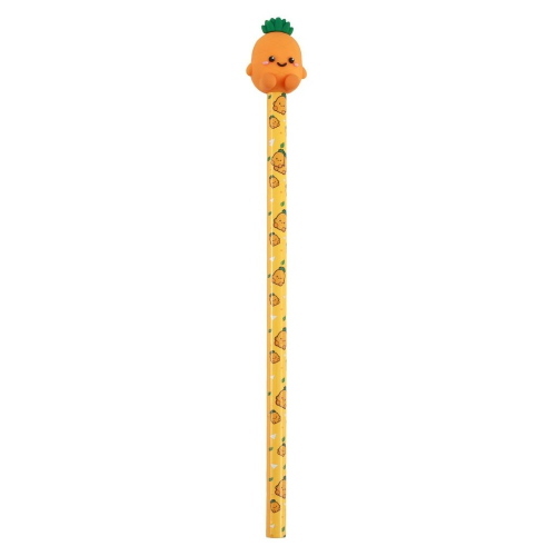 i-Total XL2307H Matita in Legno Fresh Market Ananas con Gomma 3D