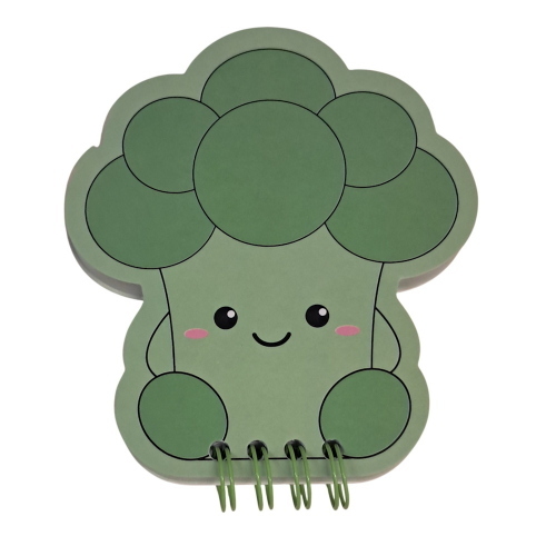 i-Total XL2065A Note Pad Mini Fresh Market Benny il Broccolo Blocco Note Tascabile Spirato