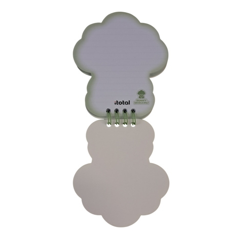 i-Total XL2065A Note Pad Mini Fresh Market Benny il Broccolo Blocco Note Tascabile Spirato