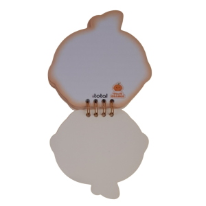 i-Total XL2065J Note Pad Mini Fresh Market Adele l'Arancia Blocco Note Tascabile Spirato