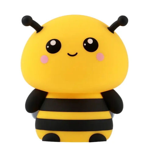 i-Total Luce Notturna in Silicone Bee Ape Lampada LED Ricaricabile RGB Touch