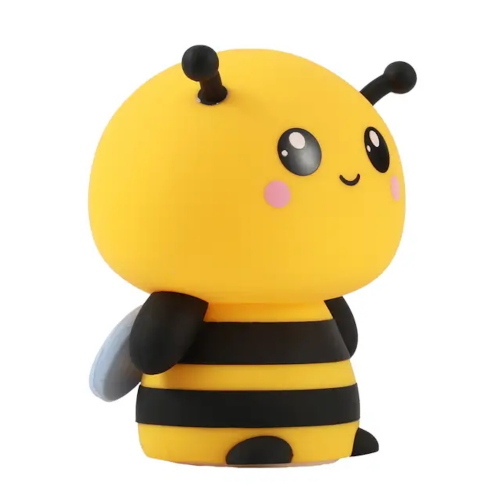 i-Total Luce Notturna in Silicone Bee Ape Lampada LED Ricaricabile RGB Touch