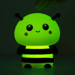 i-Total Luce Notturna in Silicone Bee Ape Lampada LED Ricaricabile RGB Touch