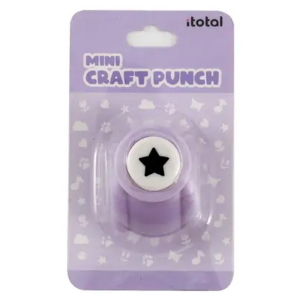 i-Total XL3214 Mini Fustella Decorativa Perforatore per Carta Craft Punch Singolo