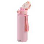 I-Drink ID0551 Bottiglia Termica Acciaio Inossidabile da 595 Millilitri con Beccuccio Colore Rosa