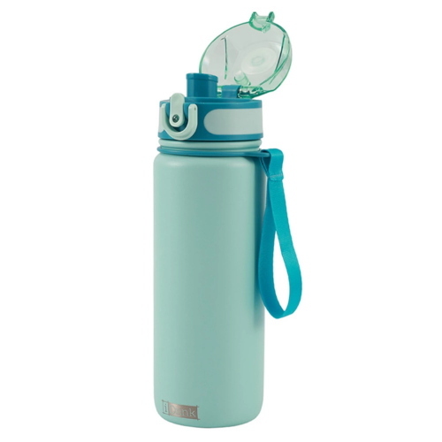 I-Drink ID0553 Bottiglia Termica Acciaio Inossidabile da 595 Millilitri con Beccuccio Colore Azzurra