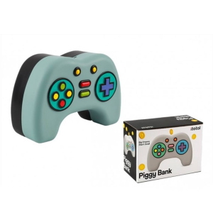 i-Total XL2498A Salvadanaio Grande Let's Play Contenitore per Risparmi e Monete Tema Videogiochi