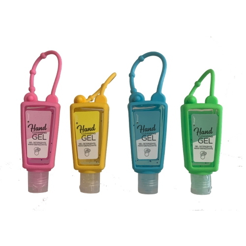 i-Total XL1703 Gel Detergente Mani Tascabile con Custodia in Silicone da 30 Millilitri