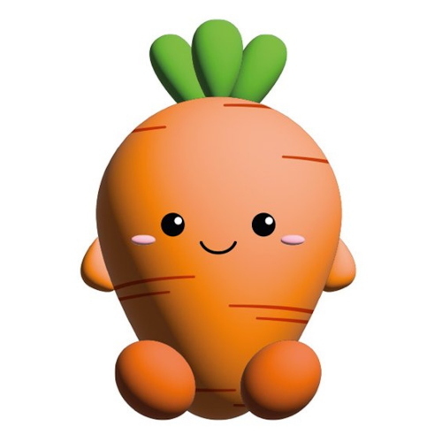 i-Total Giocattolo Antistress Comprimibile Fresh Market Carrie la Carota