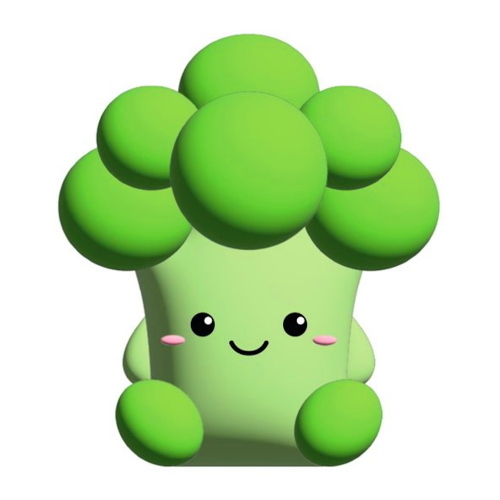 i-Total Giocattolo Antistress Comprimibile Fresh Market Benny il Broccolo