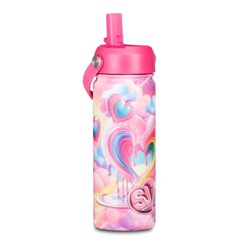 Seven Sj Gang Borraccia Termica Joyful Hearts Rosa Per Ragazze