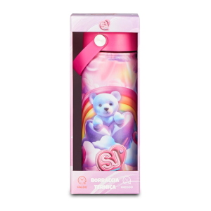 Seven Sj Gang Borraccia Termica Rainbow Teddy Rosa Per Ragazze