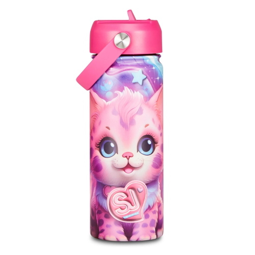 Seven Sj Gang Borraccia Termica Star Cat Rosa Per Ragazze