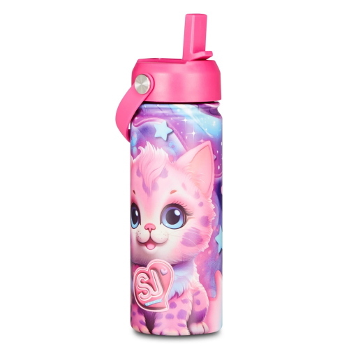 Seven Sj Gang Borraccia Termica Star Cat Rosa Per Ragazze