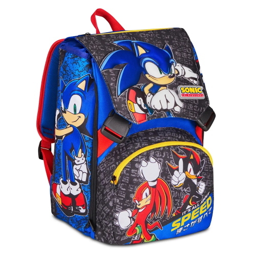Seven Zaino Sdoppiabile Big Sonic The Hedgehog Speed Per Scuola Elementare