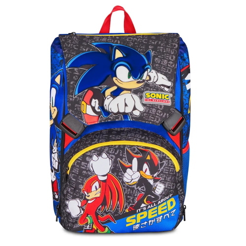 Seven Zaino Sdoppiabile Big Sonic The Hedgehog Speed Per Scuola Elementare