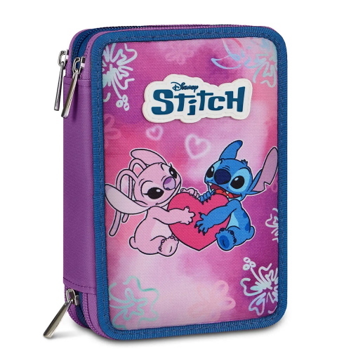 Seven Astuccio 3 Zip Completo Disney Lilo E Stitch You Are Magical Per Scuola Elementare