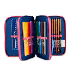 Seven Astuccio 3 Zip Completo Disney Lilo E Stitch You Are Magical Per Scuola Elementare