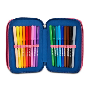 Seven Astuccio 3 Zip Completo Disney Lilo E Stitch You Are Magical Per Scuola Elementare