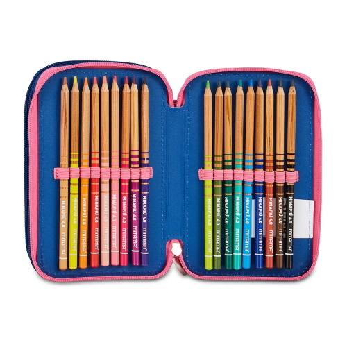 Seven Astuccio 3 Zip Completo Disney Lilo E Stitch You Are Magical Per Scuola Elementare
