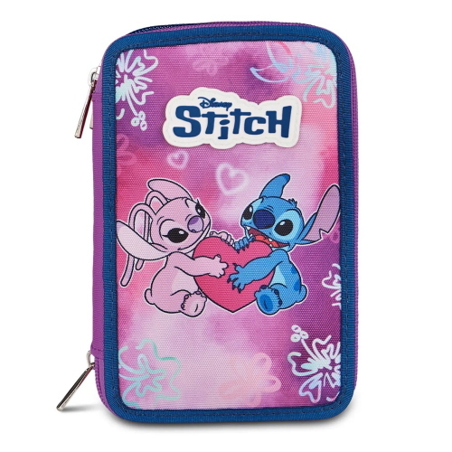 Seven Astuccio 3 Zip Completo Disney Lilo E Stitch You Are Magical Per Scuola Elementare