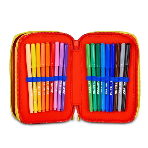 Seven Astuccio 3 Zip Completo Disney Pixar Toy Story 5 Per Scuola Elementare