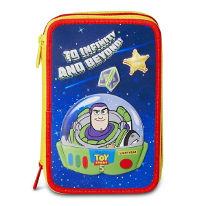 Seven Astuccio 3 Zip Completo Disney Pixar Toy Story 5 Per Scuola Elementare