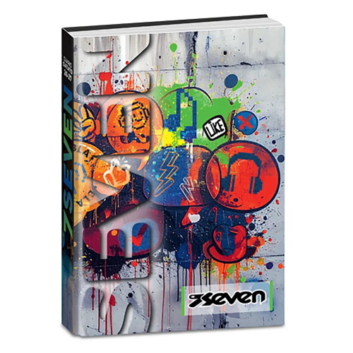Seven Diario 12 Mesi Datato Boy Urban Graffiti 2026-2027