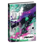 Seven Diario 12 Mesi Datato Girl Abstract Purple Splash 2026-2027