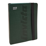 Invicta Diario Agenda Pocket 16 Mesi 2026-2027 Verde Con Elastico Per Studenti