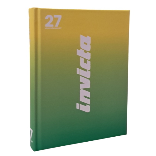 Invicta Diario Agenda Standard 16 Mesi Giallo E Verde Sfumato Per Studenti 2026-2027