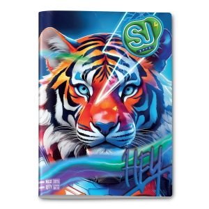 Seven Maxi Quaderno A4 Sj Gang Animali Boy Rigatura 10mm Per 1 E 2 Elementare Quality
