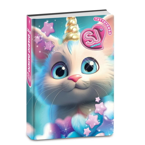 Seven Diario 10 Mesi Datato Sj Gang Animali Girl Gatticorno Per Scuola Primaria 2026-2027