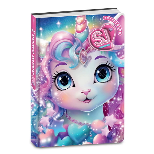 Seven Diario 10 Mesi Datato Sj Gang Animali Girl Cagnolina Unicorno Per Scuola Primaria 2026-2027