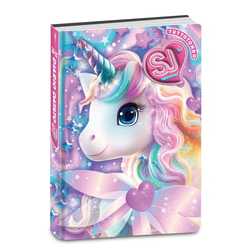 Seven Diario 10 Mesi Datato Sj Gang Animali Girl Unicorno Alato Per Scuola Primaria 2026-2027