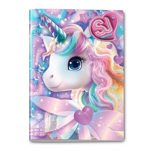 Seven Maxi Quaderno A4 Sj Gang Animali Girl Rigatura 10mm Per 1 E 2 Elementare Quality
