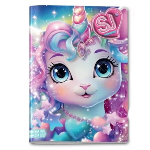 Seven Maxi Quaderno A4 Sj Gang Animali Girl Rigatura 10mm Per 1 E 2 Elementare Quality