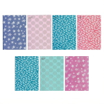 Seven Maxi Quaderno A4 Sparkly Code Glitter Rigatura 1R Per Scuole Medie E Superiori