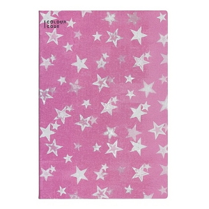 Seven Maxi Quaderno A4 Sparkly Code Glitter Rigatura 1R Per Scuole Medie E Superiori
